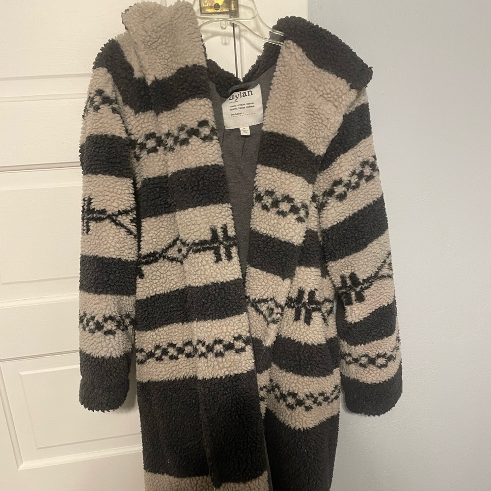 Dylan Gray and Cream Sherpa Jacket